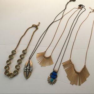 Lot of 5 fashion necklaces